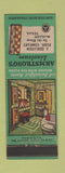 Matchbook Cover - Armstrong's Linoleum McAllen TX