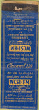 Matchbook Cover - WCSI FM Columbus Southern IN POOR