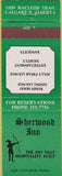 Matchbook Cover - Sherwood Inn Calgary Alberta Canada