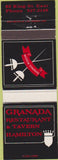 Matchbook Cover - Granada Restaurant Hamilton ON