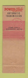 Matchbook Cover - 1952 Chevrolet Elder Midland TX WEAR