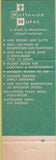 Matchbook Cover - Bellevue Hotel San Francisco CA