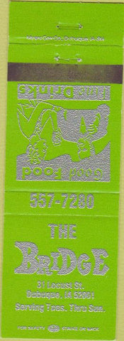 Matchbook Cover - The Bridge Dubuque IA