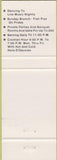 Matchbook Cover - Martine's Restaurant NO TOWN