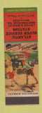 Matchbook Cover - Atlantic oil gas Martinsville VA SAMPLE low phone #