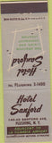 Matchbook Cover - Hotel Sanford Flushing NY