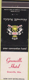 Matchbook Cover - Greenville Hotel MS