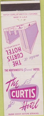 Matchbook Cover - Curtis Hotel Minneapolis MN