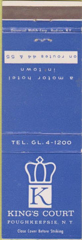 Matchbook Cover - King's Court Poughkeepsie NY