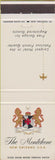 Matchbook Cover - Monteleone Hotel New Orleans LA