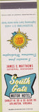 Matchbook Cover - South Gate Motor Hotel Arlington VA