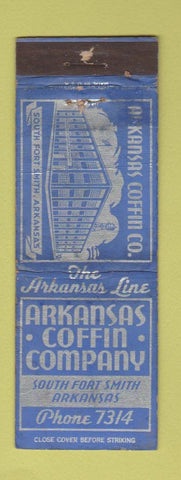 Matchbook Cover - Arkansas Coffin Company South Fort Smith AR WEAR