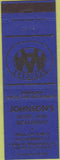 Matchbook Cover - Johnson's Motel Wytheville VA