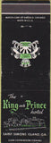 Matchbook Cover - King Price Hotel Saint Simons Island GA