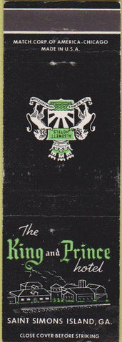 Matchbook Cover - King Price Hotel Saint Simons Island GA