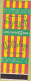 Matchbook Cover - Holiday Drive In Restaurants Denver CO