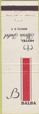 Matchbook Cover - Hotel Maria Isabel Mexico