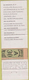 Matchbook Cover - Hotel Maria Isabel Mexico
