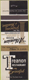 Matchbook Cover - Treanon Restaruant Guelph