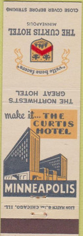 Matchbook Cover - Curtis Hotel Minneapolis MN