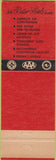 Matchbook Cover - Hotels Shreveport Lafayette Baton Rouge LA