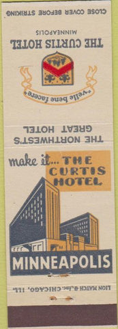 Matchbook Cover - Curtis Hotel Minneapolis MN