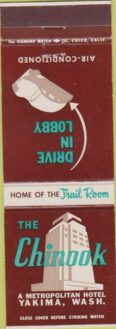 Matchbook Cover - The Chinook Yakima WA