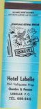 Matchbook Cover - Hotel Labelle PQ