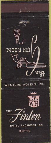 Matchbook Cover - The Finlen Hotel Butte MT