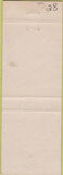 Matchbook Cover - Funeral Home NO TOWN