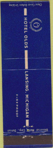 Matchbook Cover - Hotel Olds Lansing MI