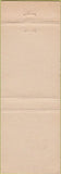 Matchbook Cover - Jobe Funeral Home Turtle Creek PA