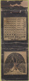 Matchbook Cover - Bridge card game Colgate studios WORN