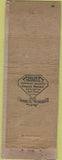 Matchbook Cover - Bridge card game Colgate studios WORN
