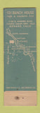 Matchbook Cover - 101 Ranch House Oxnard CA Cattle Brands