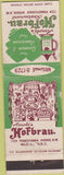 Matchbook Cover - Arnold's Hofbrau Washington DC