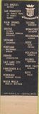 Matchbook Cover - Bannock Hotel Pocatello ID