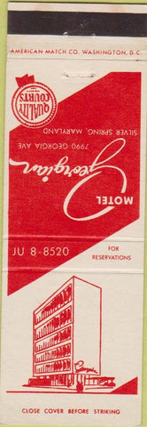 Matchbook Cover - Motel Georgian Silver Spring MD