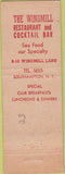 Matchbook Cover - Windmill Restaurant Southampton NY