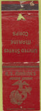 Matchbook Cover - US Marines Corps WORN