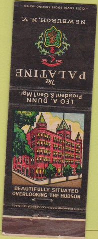 Matchbook Cover - The Palatine Newburgh NY