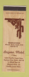 Matchbook Cover - Arizona Motel Harbor City CA