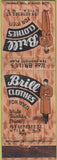 Matchbook Cover - Brill Clothes Utica NY CREASE