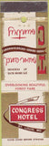 Matchbook Cover - Congress Hotel ST Louis MO