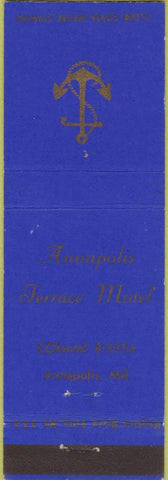 Matchbook Cover - Annapolis Terrace Motel MD