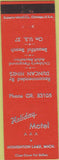 Matchbook Cover - Holiday Motel Houghton Lake MI