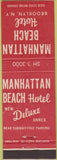 Matchbook Cover - Manhattan Beach Hotel Brooklyn NY