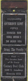 Matchbook Cover - Century Boat Club St Louis MO Star 20s? POOR