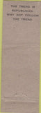 Matchbook Cover - Charles Scollich Supervisor WEAR