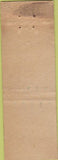 Matchbook Cover - Tubbert's Syracuse NY Federal WORN